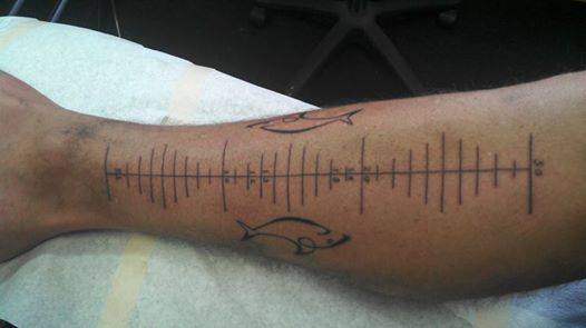 leg fish measuring tattooTikTok Search